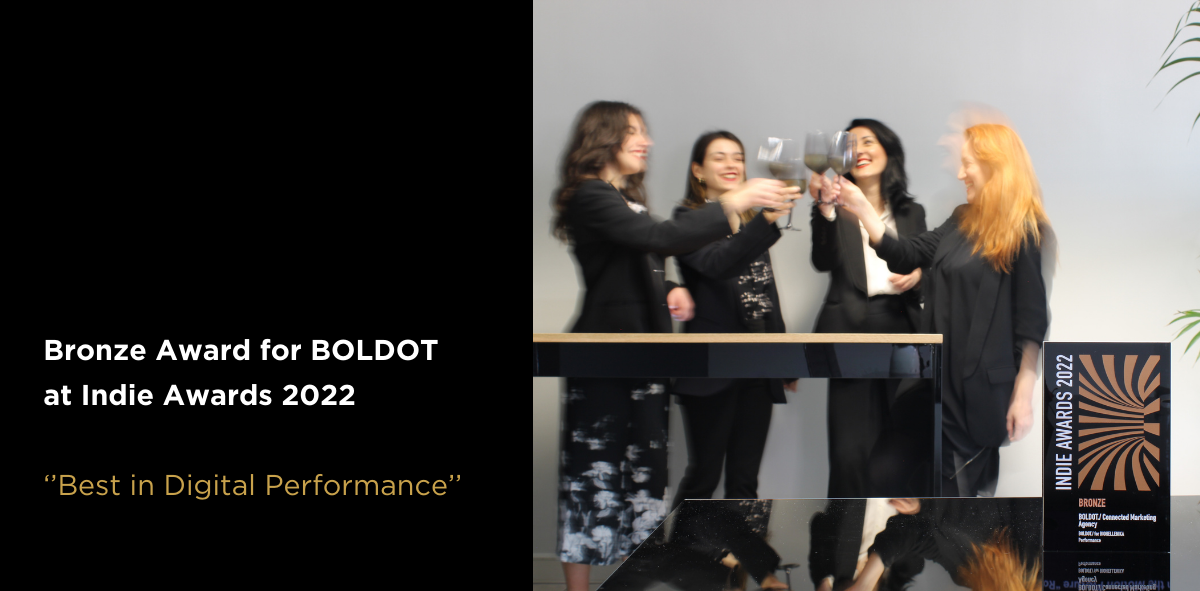 A new Award for BOLDOT at Indie Awards 2022